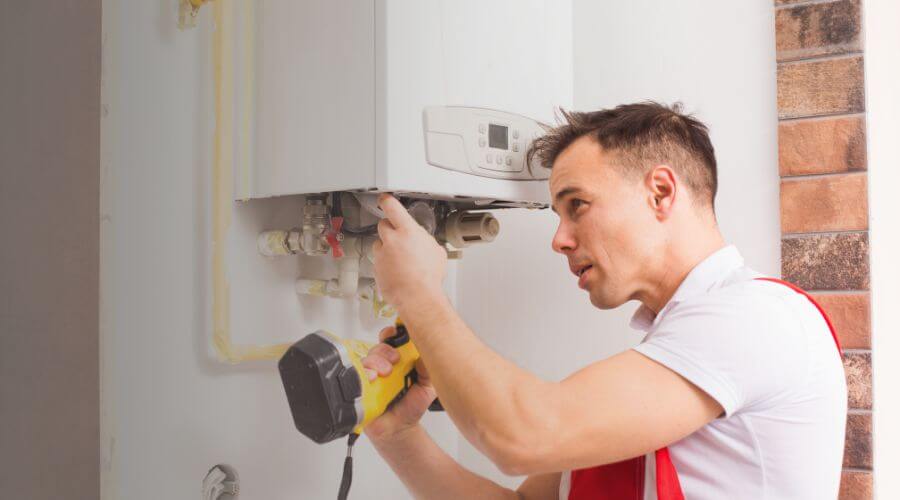 Local tankless water heater installation in Middlefield, OH